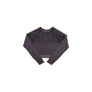 Fabletics Ombre Seamless Long-Sleeve Top in Mineral Gray Black – Small (est)